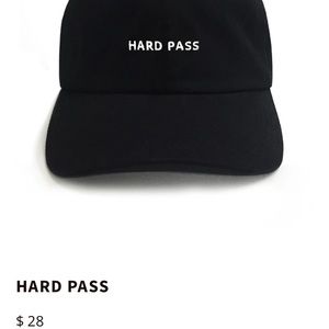 Hard pass hat